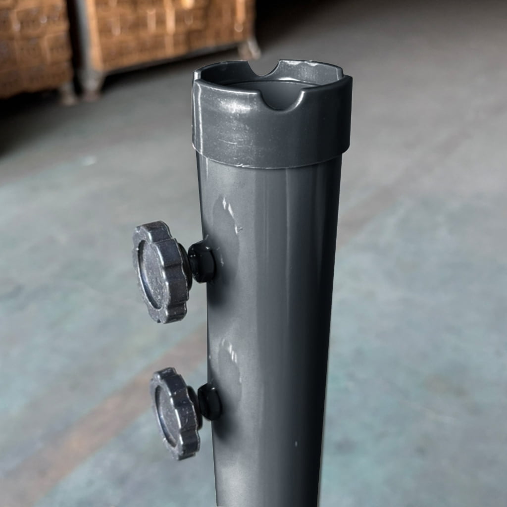 Zorvai Industrial Iron Umbrella Stand Tube Secure Parasols Anchors Iron Umbrella Stand Accessories for Outdoor Areas