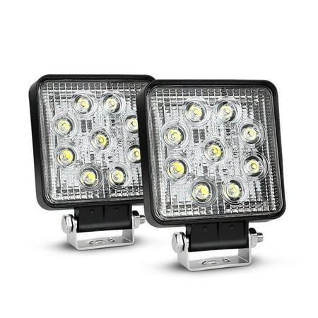 LED Light Bar Nilight NI15E-27W LED Work Light 2PCS 4.2
