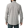 thumbnail image 2 of Wrangler® Men's Long Sleeve Western Plaid Shirt, 2 of 3