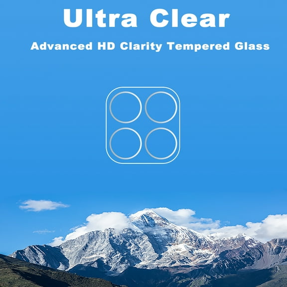 KIQ 2 Pack CLEAR Tempered Glass Screen Protector Cover for the Rear / Back Camera Lens Compatible with Motorola G stylus (2025)