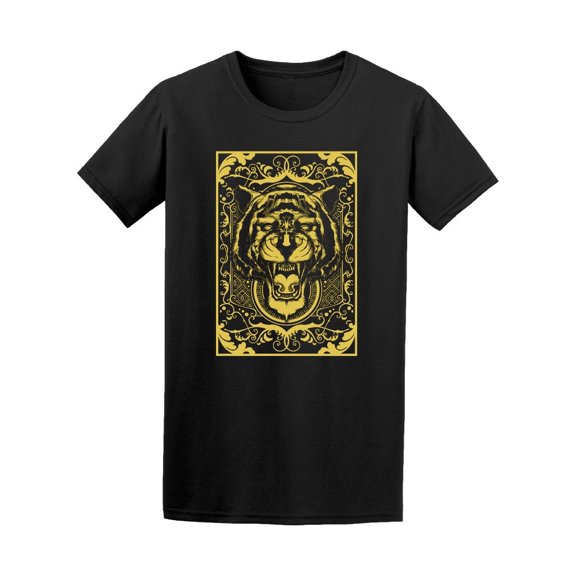 Cool Angry Tiger Design Tee Men's -Image by Shutterstock