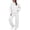 Long-lasting White, variant on Hpapadks Women's Lounge Sets Casual Long Sleeve Solid Hoodie Wide Leg Pants Fall Winter Sports 2 Piece Outfit Womens Tracksuit Set