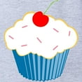thumbnail image 2 of CafePress - Cupcake - Cute Infant Baby Football Bodysuit, 2 of 3