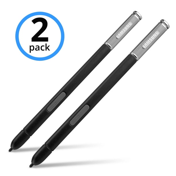 Galaxy Note Tablet 10.1 (2014) Stylus BoxWave [Replacement S Pen (2-Pack)] Silicone Tip, Precise S Pen for Samsung Galaxy Note 10.1 (2014) - Jet Black -