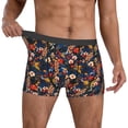 thumbnail image 2 of Kdxio Men's Boxer Briefs with Orchids Flowers Print - Comfortable and Breathable Underwear for Everyday Wear, 2 of 7