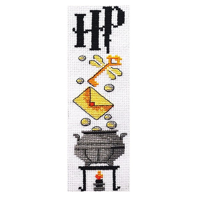 Kit Bordado FLhrweasw Marcapáginas DIY Punto Cruz 11 Quilates 18x6 Cm