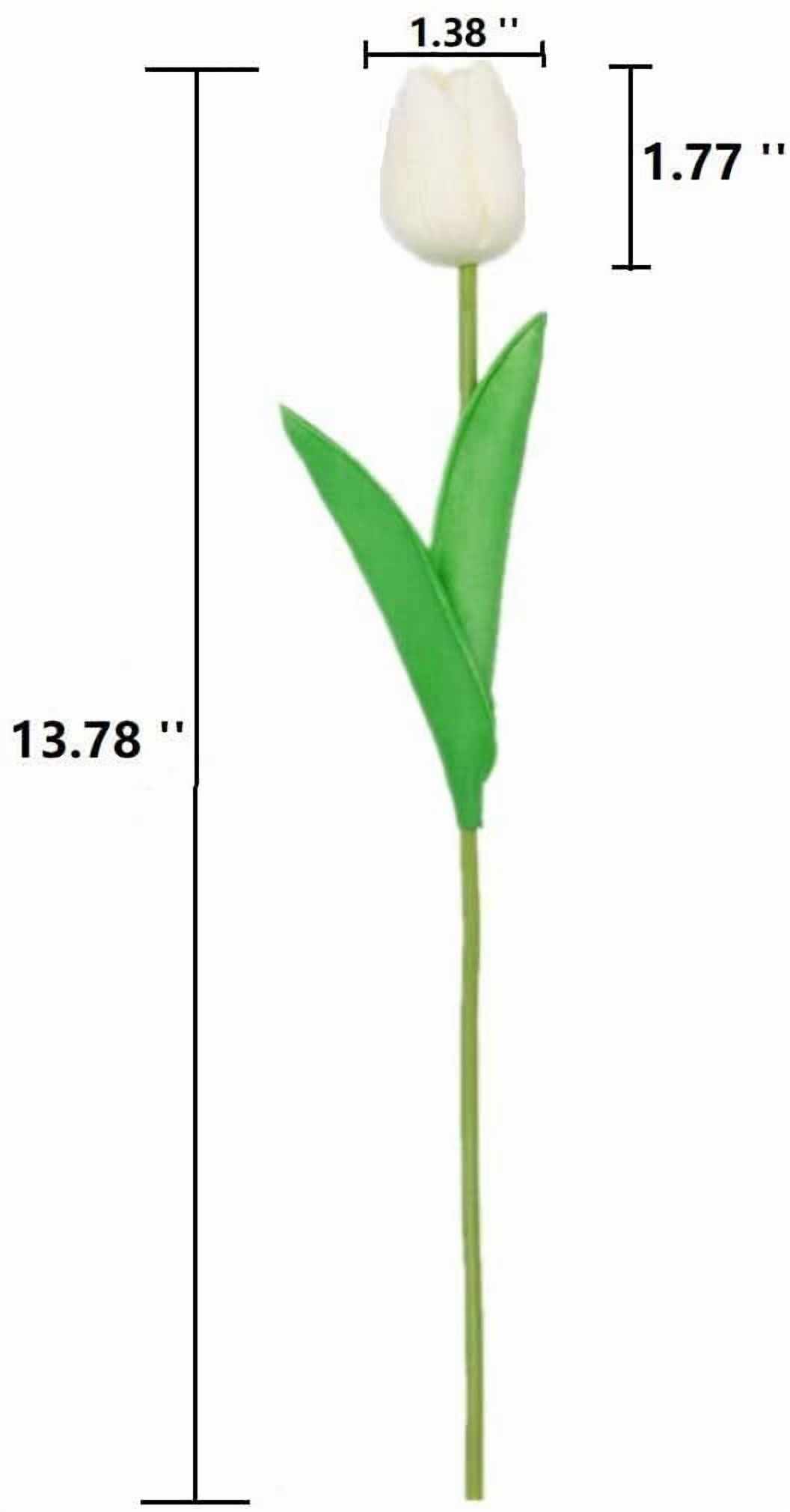 15 Pcs Artificial Tulips Flowers Real Touch Fake Flowers Artificial Flowers Arrangement Bouquet Decoration