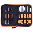 thumbnail image 4 of Kit de tallado de calabaza de Halloween, juego de herramientas profesionales de tallado de acero inoxidable de alta resistencia de 11 piezas para Halloween, niños y adultos, 4 of 5