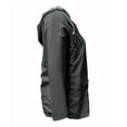 thumbnail image 5 of WTOBBY Women's Solid Color Waterproof Sun Protective Outdoor Sportswear Hooded Casual Jacket, Comfortable for Running and Daily Wear,Dark Gray M, 5 of 7