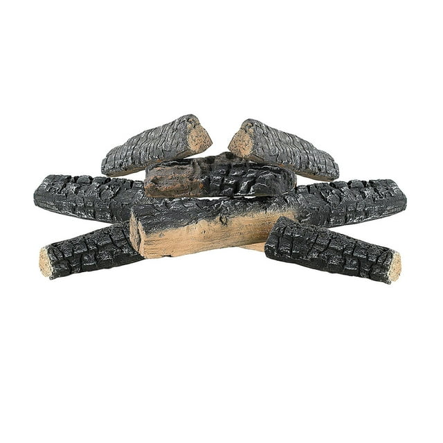 Moda Flame RFA2508-MF Petite Ceramic Wood Gas Fireplace Log Set - 8 Piece