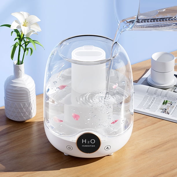 Humidificador De 3 Litros, Humidificador Pequeño De Doble Pulverización, Gran Capacidad, Fácil De Limpiar, Silencioso Para El Hogar