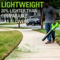 thumbnail image 3 of Greenworks 24V 12" Cordless String Trimmer and Blower Combo Kit, 2Ah USB Battery and Charger Included, 3 of 11
