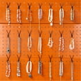 thumbnail image 4 of HUHOLE Pegboard Hooks, J-Hook, 1 inch Black Stainless Steel Hooks 40 Pack, Fit 1/8” 3/16” Peg Boards,, 4 of 5