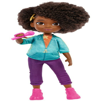 Karma’s World Karma Grant Doll with Brown Hair, Includes Microphone Accessory