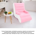 thumbnail image 3 of Sofá inflable, fácil de inflar Rosa Multiusos Suave En Forma de S Salón inflable Fuerte Soporte de Carga para Sala de Estar, 3 of 7