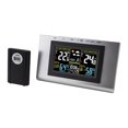 thumbnail image 4 of xinxixnxx Digital Alarm Clock Snooze Calendar Thermometer Alarm Clock Bedroom Desk Hygrometer Weather Display, 4 of 9