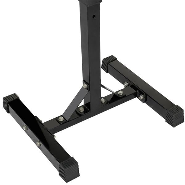 Adjustable a pair of Rack Standard Steel Squat Stands Barbell  Free Press Bench 