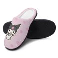thumbnail image 4 of Womens Cozy Slippers Kuromi And My Melody Warm Soft Plush Slipper Slip-on House Shoes for Home Indoor Outdoor, 4 of 7