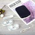 thumbnail image 2 of Two Packs Contact Lens Care Vision Care Nobleness Cute Contact Lens Cases Contact Lens Set Contact Lens kit Set Colored Contact Lenses for Women (Black), 2 of 5