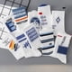 thumbnail image 3 of Calcetines deportivos para parejas, calcetines blancos de algodón para estudiantes, calcetines de baloncesto para primavera y verano para hombres, calcetines hasta la mitad de la pantorrilla, 3 of 6