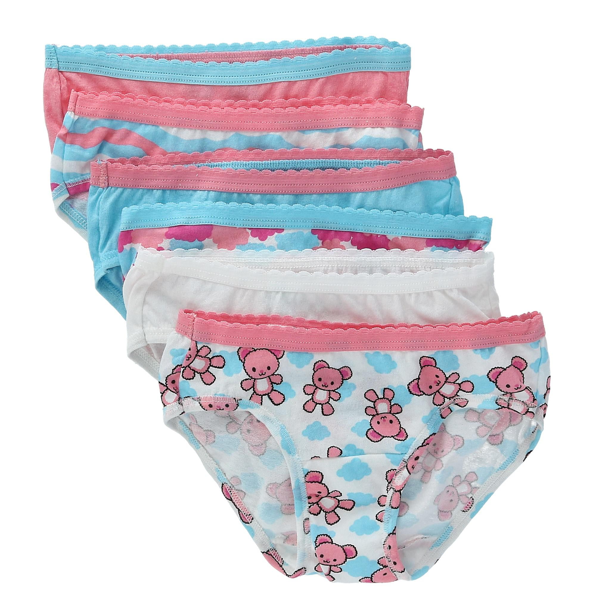 Pack of 7 Fruit of the Loom Girls Toddler Brief