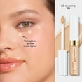 thumbnail image 4 of Revlon Glimmer Brightening Liquid Concealer, Buildable Coverage, 135, 0.3 fl oz, 4 of 11