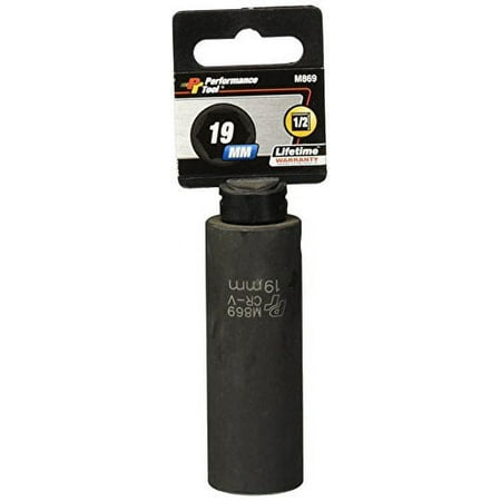 UPC: 0039564520693 | Performance Tool M869 1/2  Dr 19mm DW Impact Socket