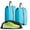 Sky Blue, variant on Djiypn Water-Resistant Travel Shoe Bag, Shoe Storage Bag for Packing, Dustproof, Portable Sneaker Bag with Zipper, Travel Essentials for Men Women, 1Pack - Black