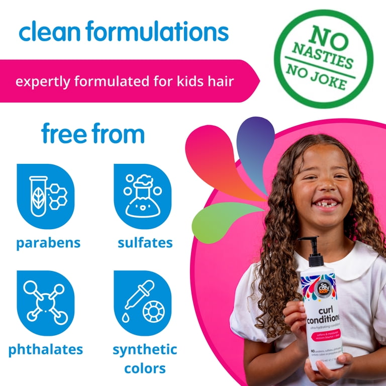 SoCozy Kid's Ultra-Hydrating Curl Conditioner, 10.5 oz, All Curl