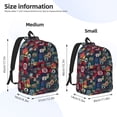 thumbnail image 3 of Yiaed Adventure Camping Badge Print Backpack, Premium Laptop Backpack, Travel Backpack for Women, Lightweight Backpacks, Comfortable Back Pack-Small, 3 of 7