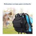 thumbnail image 5 of Mochila Pañalera Para Bebé, Impermeable Y Espaciosa Malubero Negro, 5 of 5