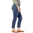 thumbnail image 4 of Levi Strauss Signature Women's Mid Rise Slim Fit Boyfriend Jeans, Sizes 0-22, 4 of 5
