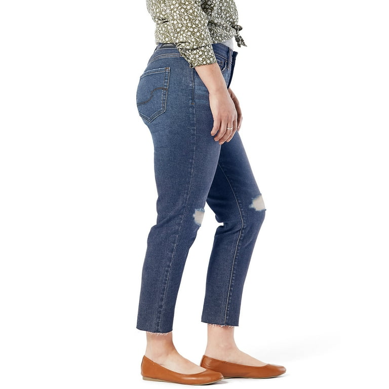 Signature by Levi Strauss & Co. Women's Mid Rise Slim Fit