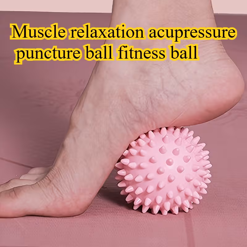 Professional Yoga Foot Massage Ball, Muscle Relaxation Acupoint Stimulation Fascia Ball, Sole Massage Fitness Ball for Yoga & Training, Ideal for Easter, Mother's Day & Her Day Gifts