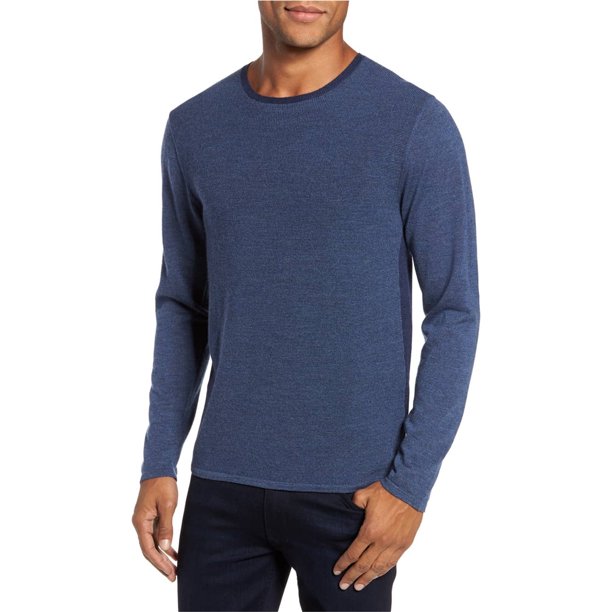 Zachary Prell Mens Huxley Pullover Suéter, Azul, X-Large