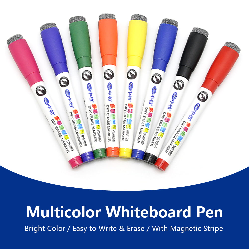 Details about   Erasable Whiteboard Pen Markers Classroom Supplies Magnetic Children's Drawing