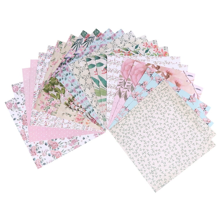 12X12 Scrapbook Paper lot 14 Sheets Pink Black White Prints Card Making L66