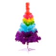 thumbnail image 1 of Mini árbol de mesa HANXIULIN de PVC, pequeño árbol de Navidad artificial con colores arcoíris variados para decoración del hogar., 1 of 8