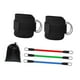 thumbnail image 4 of Bandas de resistencia para tobillos con puños, equipo de entrenamiento para gimnasio en casa, bandas de ejercicio, juego de con pesas para tobillos Negro, 4 of 8