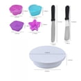 thumbnail image 4 of 80PCS Cake Decorating Kits with Icing Tips Pastry Bags Cake Turntable Flower Nails Cream Spatula Scraper Baking Frosting Tools Set for Birthday Cake Party Dessert Restaurant Kitchen Gadgets, 4 of 9