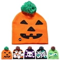 thumbnail image 2 of Light up Hat Creative Funny Knitted Hat LED Beanie Hat for Halloween Party, 2 of 10