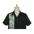 thumbnail image 4 of Vintage Flamingo Panel Design Collared Men Shirts, 4 of 6