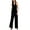 Deep Black, variant on International Concepts Womens Halter Jumpsuit Ombre Cheetah XL
