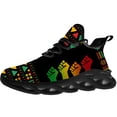 thumbnail image 3 of Uminder Womens Walking Shoes African Sneakers Black Shoes Size 7.5, 3 of 5