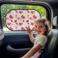 thumbnail image 3 of JOAIFO Strawberry Car Window Shade for Baby, Universal Sun Visor for Car SUV Sedan Truck Van, UV Rays Protection Reusable Side and Rear Window Shade, 3 of 8