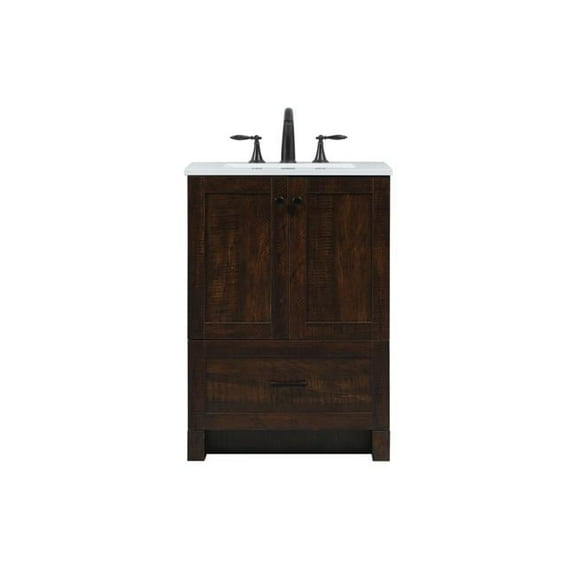 24 in. Soma Single Bathroom Vanity, Expresso