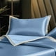 thumbnail image 5 of Colchoneta Refrescante de Seda Helada Qazbgdl para Dormir En Verano | Cubrecolchón Plegable y Lavable a Máquina | Almohadilla Refrescante Suave con Funda de Almohada | 90 X 200 Cm, 5 of 5