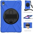 thumbnail image 4 of XYX Case for Lenovo Tab P11 Plus/Tab P11 11.0 inch Released 2021 with 360 Degree Rotating, Hand Strap, Shoulder Strap, Blue, 4 of 7