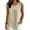 Beige, variant on womens linen tops Crew Neck sleeveless Mexican Shirts Casual Cottagecore Summer T Shirt Soft Summer Tops boho tops Beige L