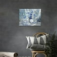 thumbnail image 2 of Farmhouse Bathroom Decor Wall Art Rustic Floral Butterfly Pictures Just Breathe Flower Canvas Painting Blue Framed Artwork for Living Room Bedroom Kitchen 16''''x12'''', 2 of 6